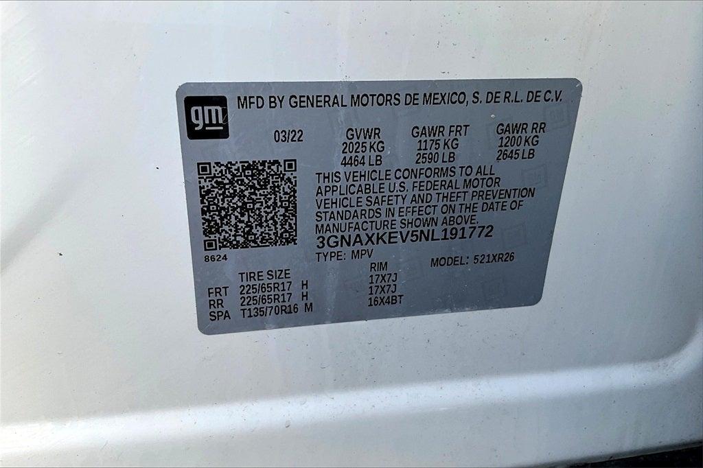 used 2022 Chevrolet Equinox car, priced at $19,500