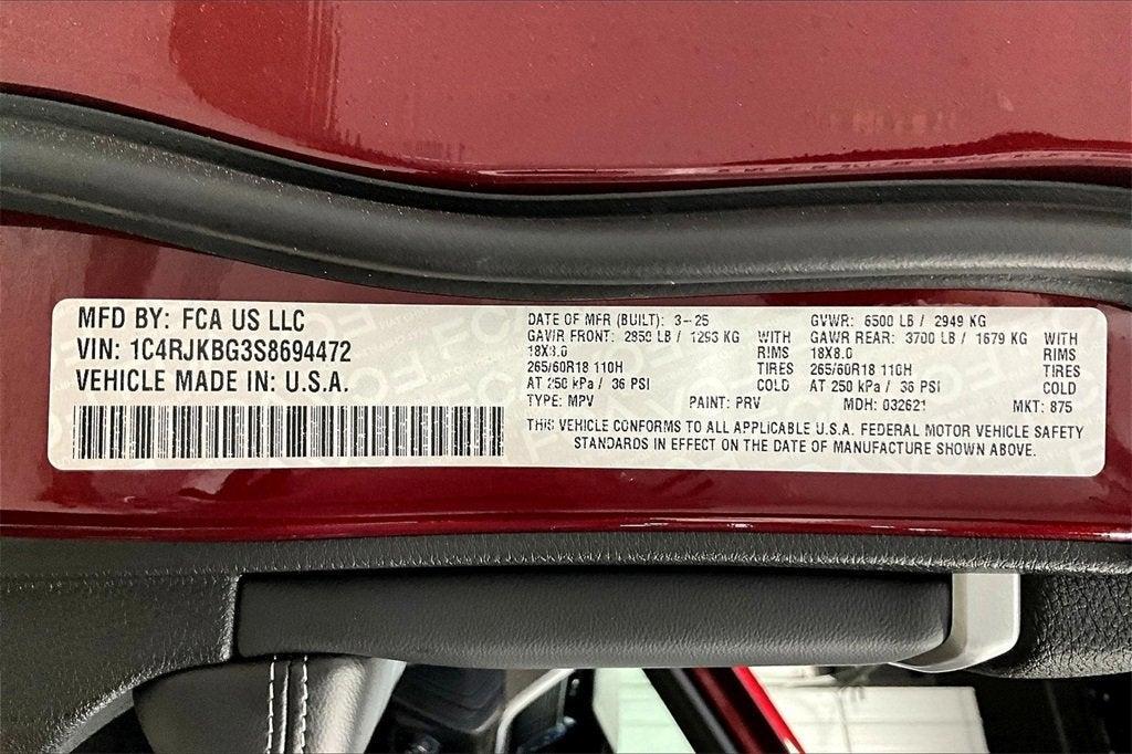 new 2025 Jeep Grand Cherokee L car, priced at $46,382