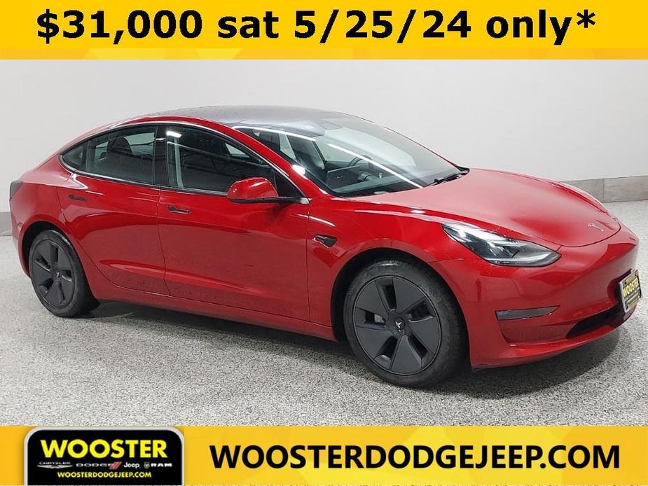 used 2022 Tesla Model 3 car, priced at $32,800