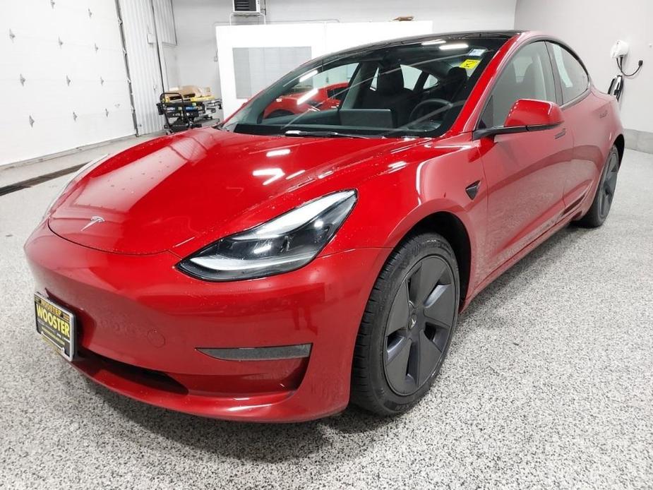 used 2022 Tesla Model 3 car, priced at $32,000