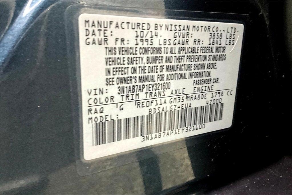 used 2014 Nissan Sentra car, priced at $7,500