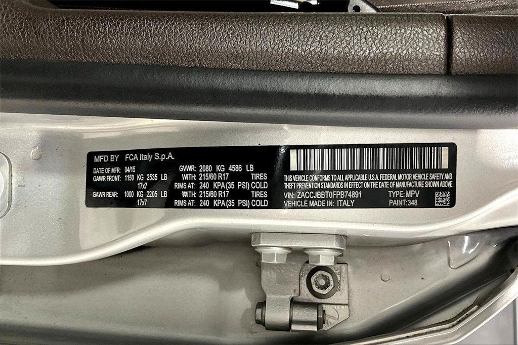 used 2015 Jeep Renegade car, priced at $11,900