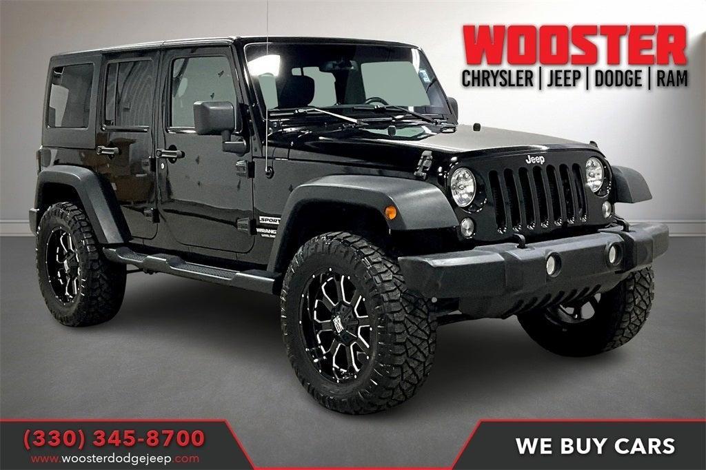 used 2017 Jeep Wrangler Unlimited car, priced at $21,500