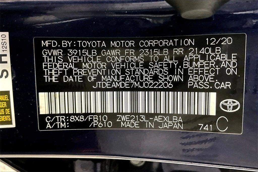 used 2021 Toyota Corolla Hybrid car, priced at $19,900