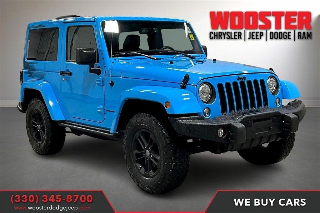 used 2017 Jeep Wrangler car, priced at $21,300