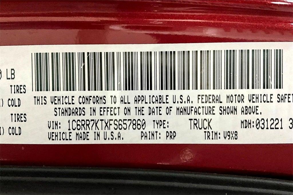 used 2015 Ram 1500 car, priced at $21,500