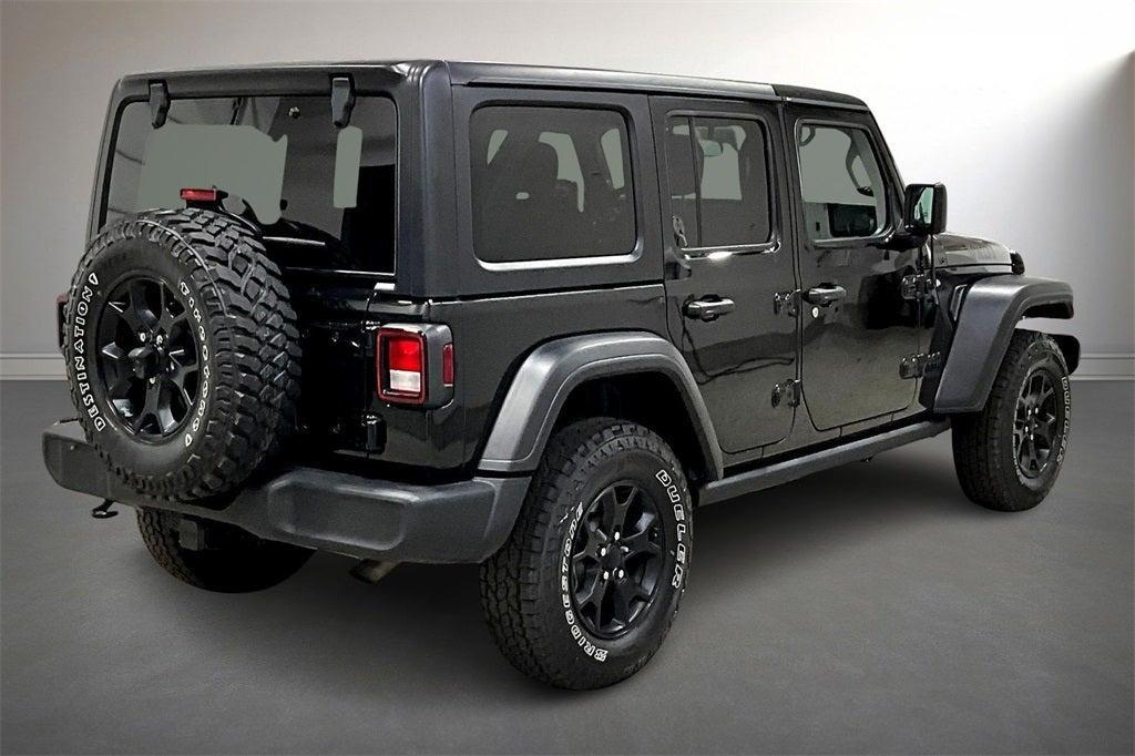 used 2021 Jeep Wrangler Unlimited car, priced at $30,000