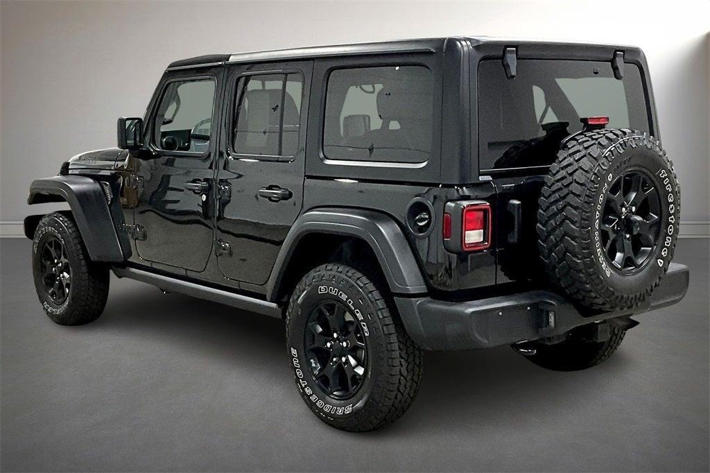 used 2021 Jeep Wrangler Unlimited car, priced at $30,000