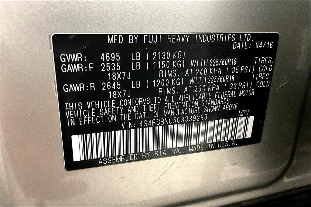 used 2016 Subaru Outback car, priced at $17,900