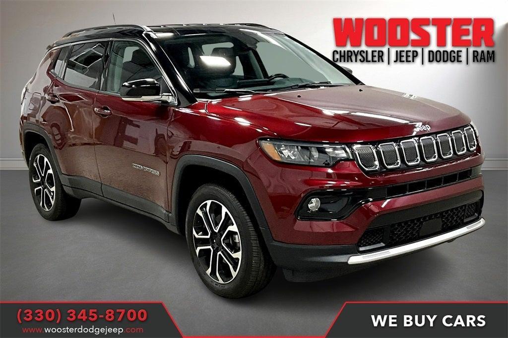 used 2022 Jeep Compass car, priced at $22,900