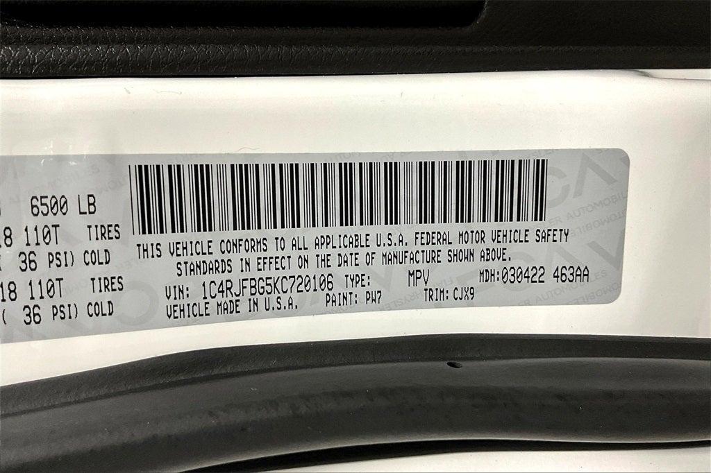 used 2019 Jeep Grand Cherokee car, priced at $18,000