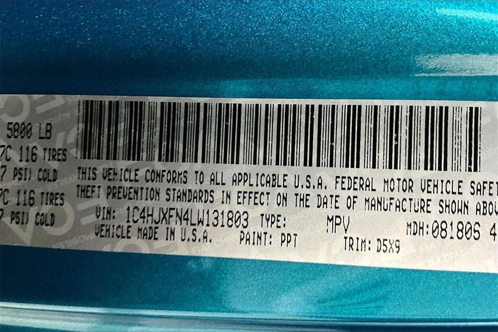 used 2020 Jeep Wrangler Unlimited car, priced at $33,500