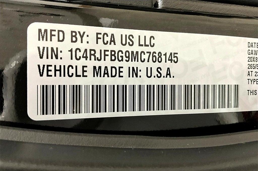 used 2021 Jeep Grand Cherokee car, priced at $29,000