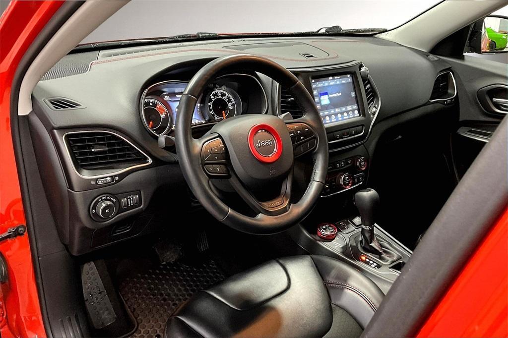 used 2021 Jeep Cherokee car, priced at $28,500
