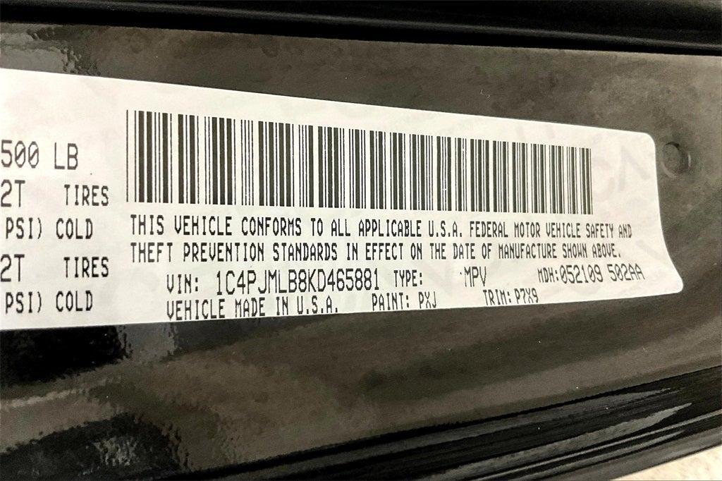 used 2019 Jeep Cherokee car, priced at $18,500