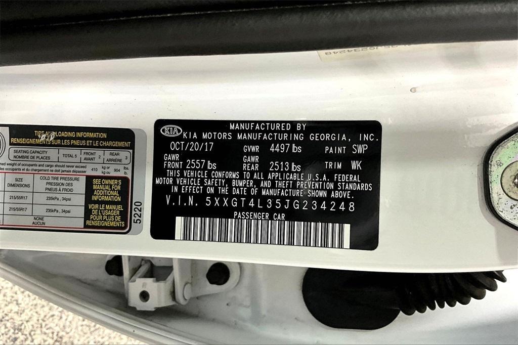 used 2018 Kia Optima car, priced at $13,500