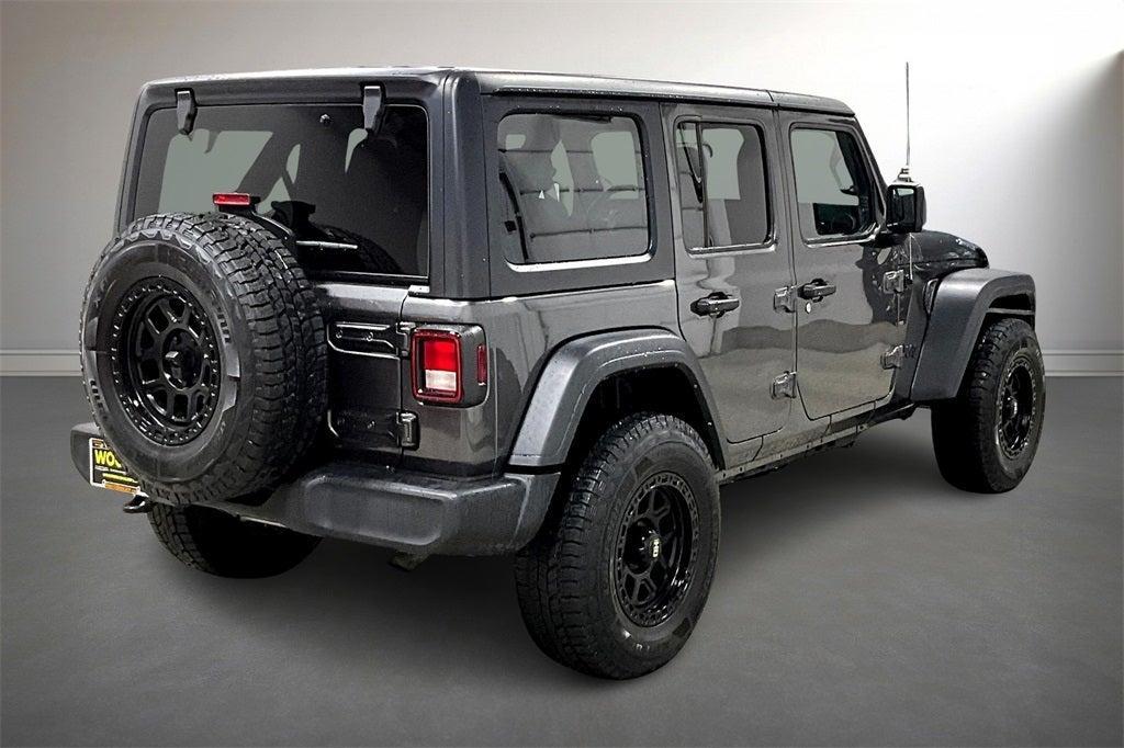 used 2022 Jeep Wrangler Unlimited car, priced at $30,900