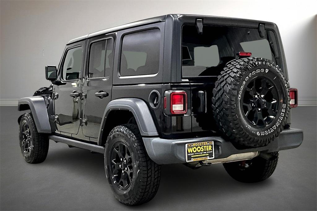 used 2021 Jeep Wrangler Unlimited car, priced at $29,400