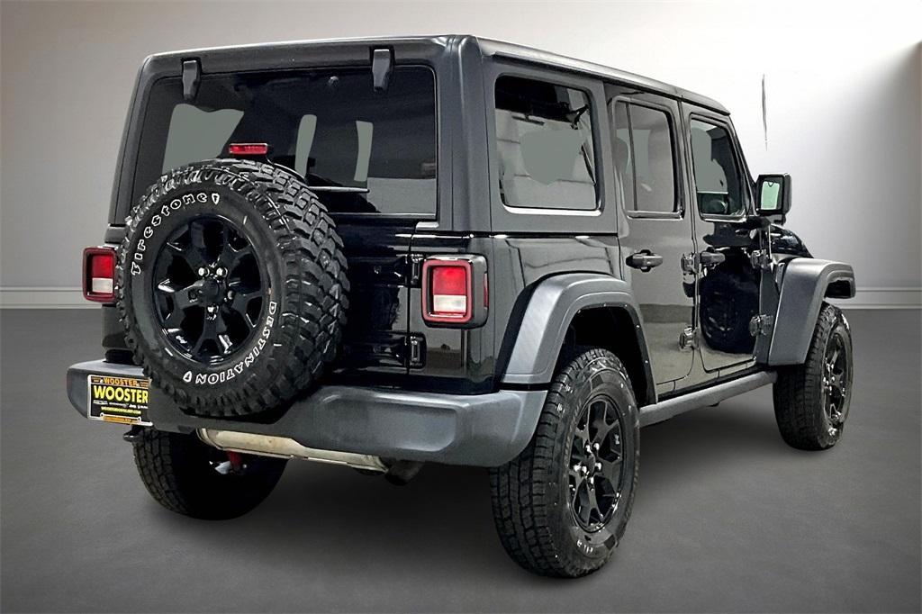 used 2021 Jeep Wrangler Unlimited car, priced at $29,400