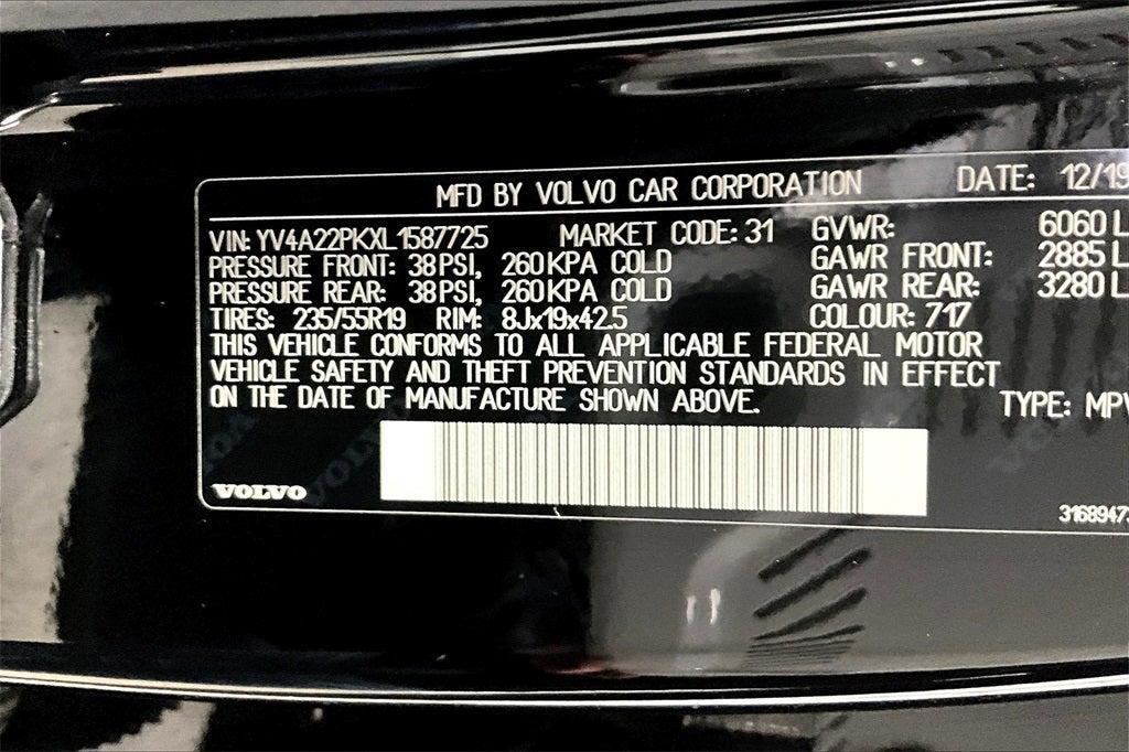 used 2020 Volvo XC90 car, priced at $26,900