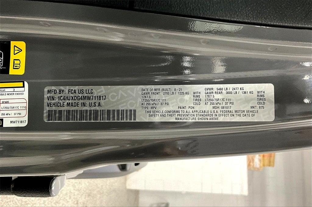 used 2021 Jeep Wrangler Unlimited car, priced at $30,500