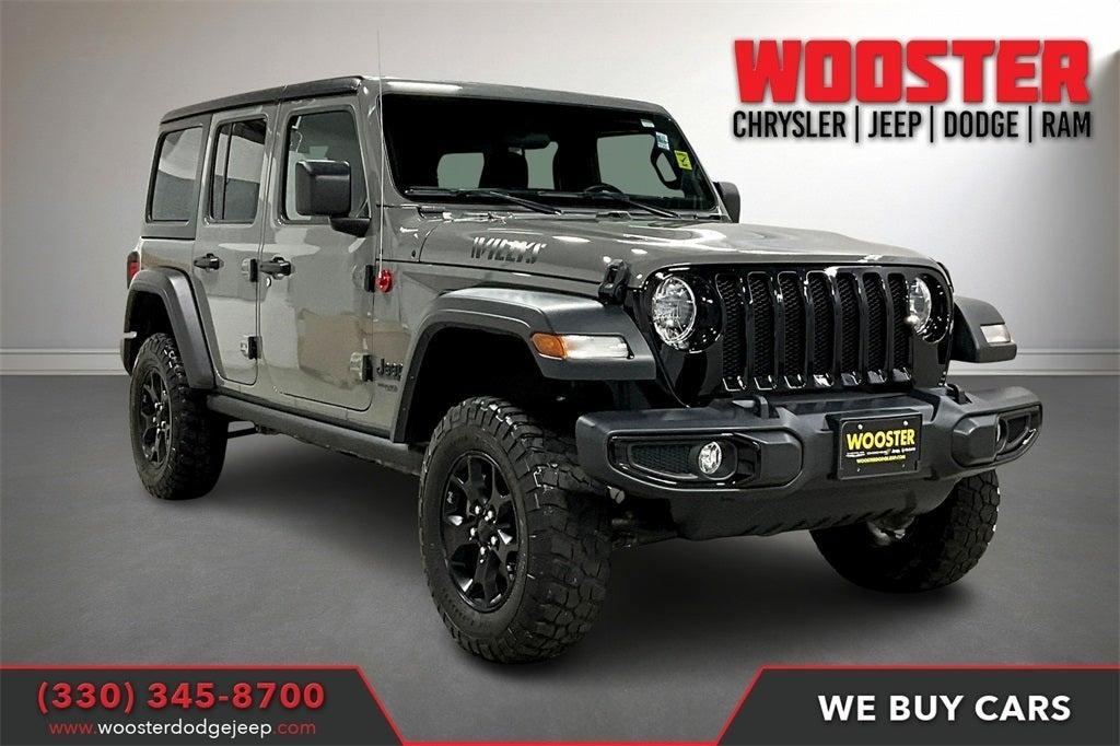 used 2021 Jeep Wrangler Unlimited car, priced at $30,500