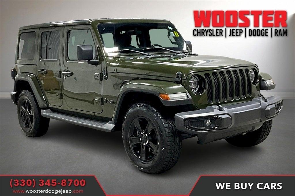 used 2021 Jeep Wrangler Unlimited car, priced at $35,000