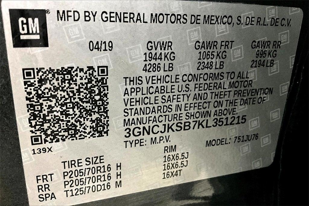 used 2019 Chevrolet Trax car, priced at $12,500