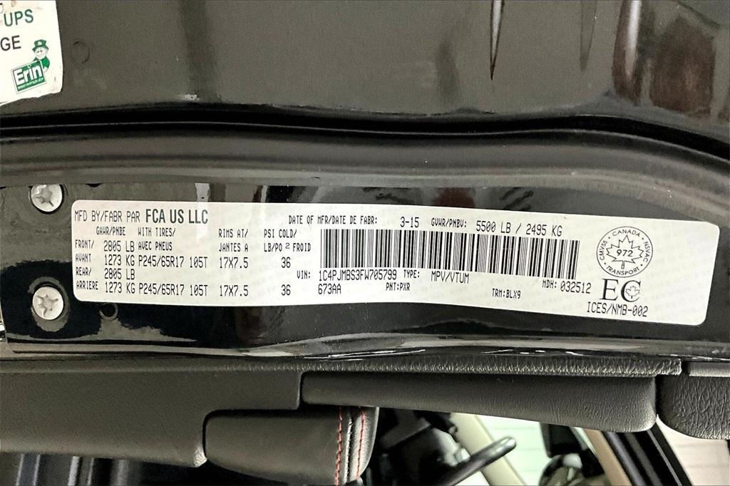 used 2015 Jeep Cherokee car, priced at $13,900