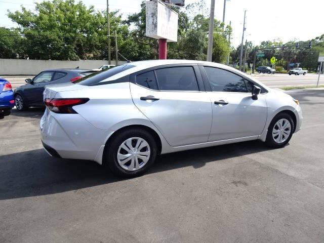used 2021 Nissan Versa car, priced at $7,400