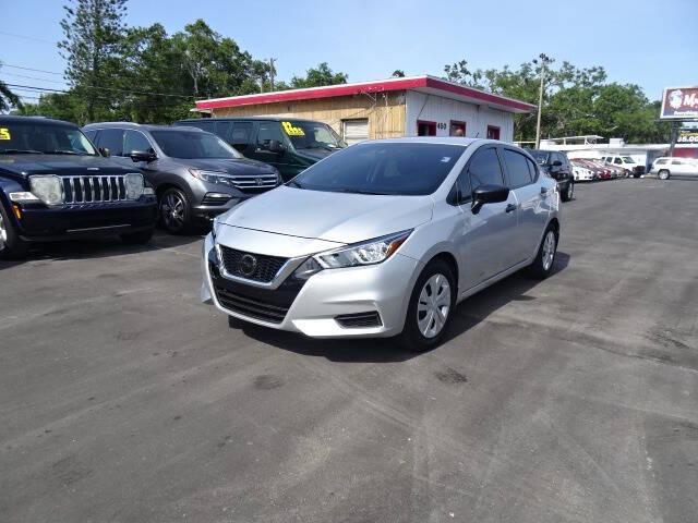 used 2021 Nissan Versa car, priced at $7,400