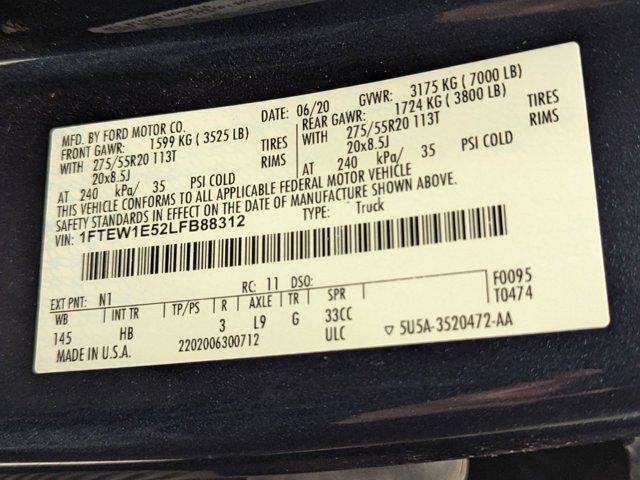 used 2020 Ford F-150 car, priced at $29,898