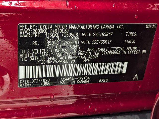 new 2025 Toyota RAV4 car, priced at $33,398