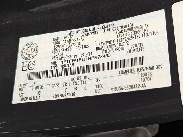 used 2017 Ford F-150 car, priced at $21,999