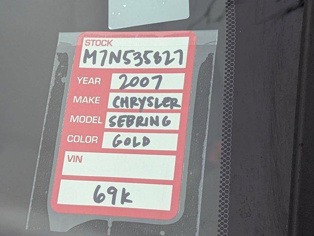 used 2007 Chrysler Sebring car, priced at $5,999