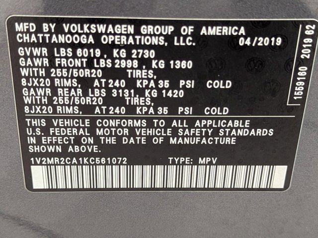 used 2019 Volkswagen Atlas car, priced at $20,988