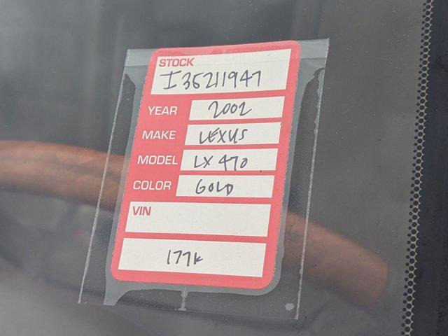 used 2002 Lexus LX 470 car, priced at $14,988