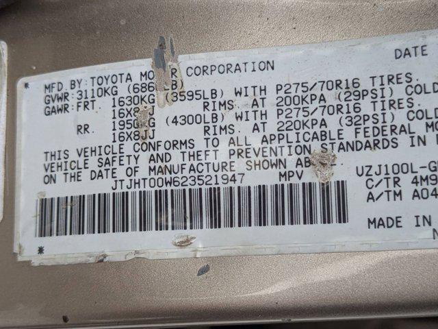 used 2002 Lexus LX 470 car, priced at $14,988