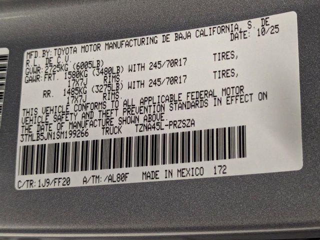 new 2025 Toyota Tacoma car, priced at $45,399