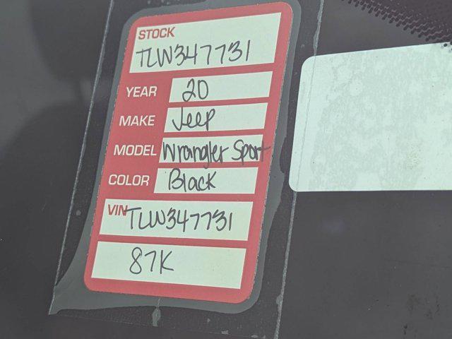 used 2020 Jeep Wrangler Unlimited car, priced at $22,999