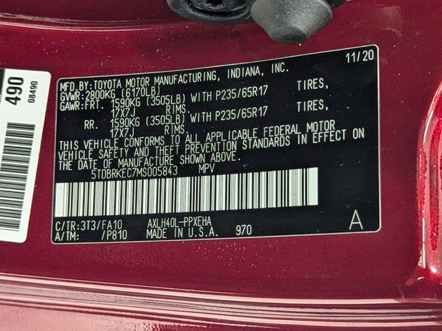 used 2021 Toyota Sienna car, priced at $30,297