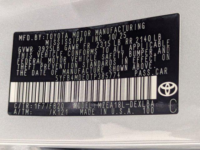 new 2026 Toyota Corolla car, priced at $24,398