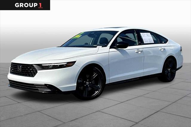 used 2023 Honda Accord Hybrid car, priced at $33,288