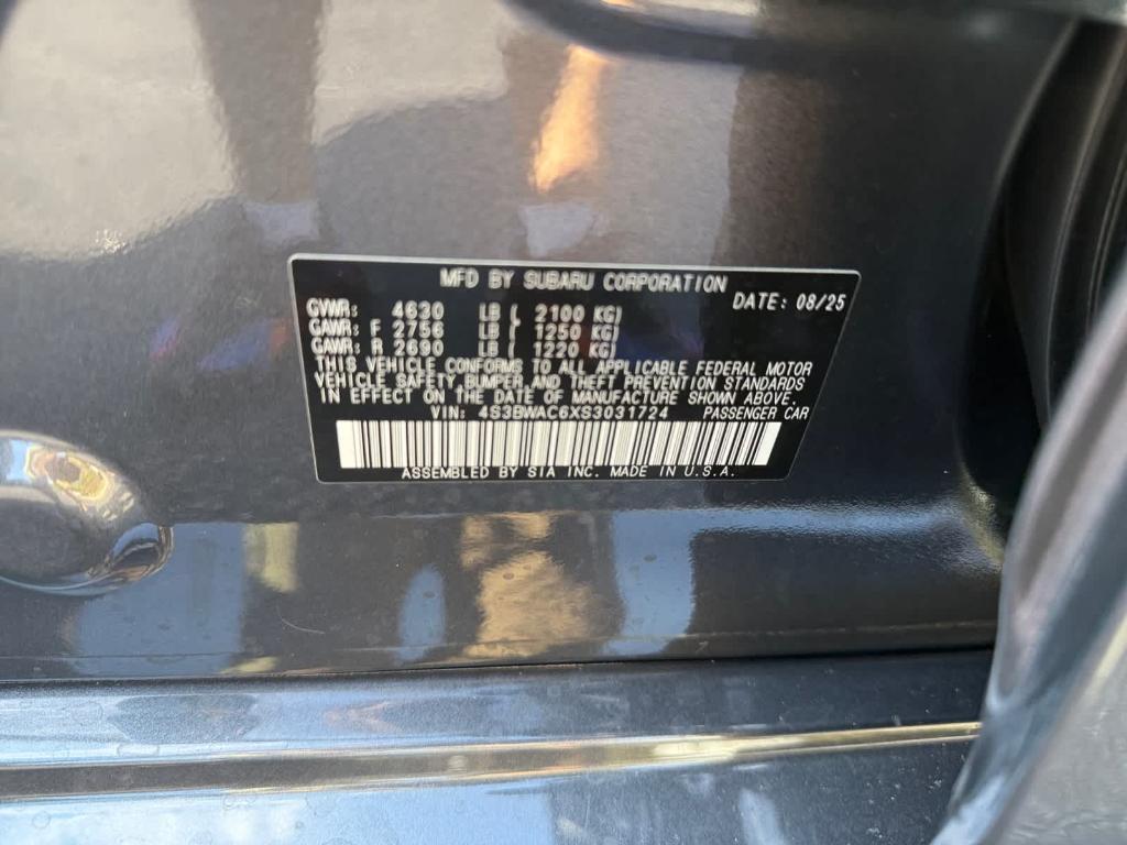new 2025 Subaru Legacy car, priced at $28,965