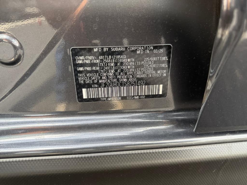 new 2025 Subaru Crosstrek car, priced at $30,596