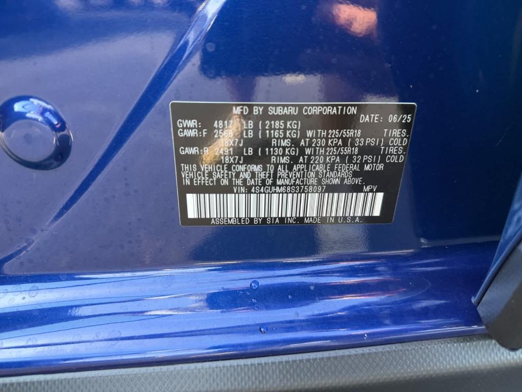 new 2025 Subaru Crosstrek car, priced at $32,678