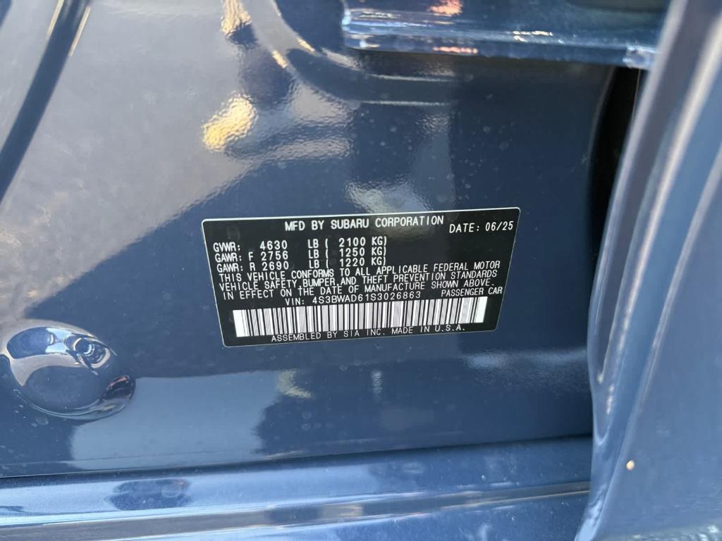 new 2025 Subaru Legacy car, priced at $29,799