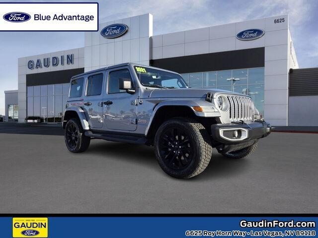 used 2021 Jeep Wrangler Unlimited 4xe car, priced at $29,500