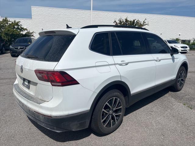 used 2021 Volkswagen Tiguan car, priced at $18,220