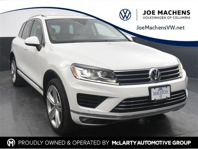 used 2017 Volkswagen Touareg car, priced at $17,366